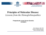 Lessons from the hemoglobinopathies