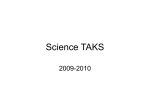 Science TAKS - Midland ISD