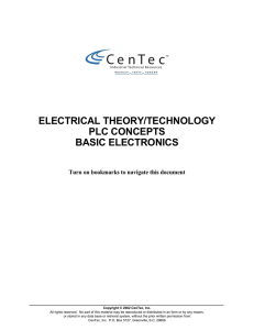electrical theory/technology plc concepts basic electronics