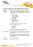 Job Description: Events Marketing Executive