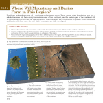 11.14 Where Will Mountains and Basins Form in This Region?