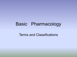 Basic Pharmacology