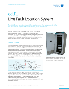 dcLFL Line Fault Location System