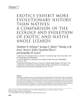 (2016). Exotics Exhibit More Evolutionary History Than Natives