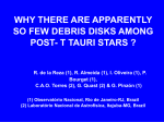 Why there are apparently so few debris disks among post