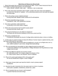 Electricity and Resources Study Guide Answers