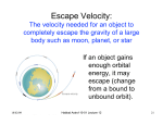 Escape Velocity: