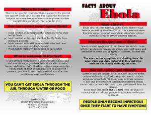 Facts about ebola