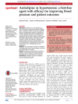Amlodipine in hypertension: a first