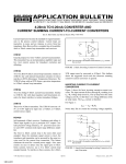 4-20mA TO 0-20mA CONVERTER AND CURRENT SUMMING