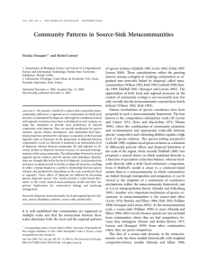 Community Patterns in Source