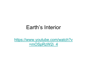 Earth`s Interior