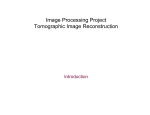Image Processing Project Tomographic Image Reconstruction