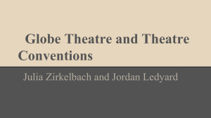 Globe Theatre and Theatre Conventions
