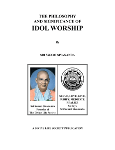 The Philosophy and Significance of Idol Worship