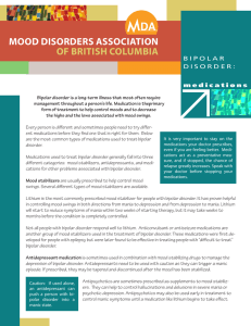 Bipolar Disorder: Medications