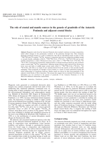 The role of crustal and mantle sources in the genesis of granitoids of