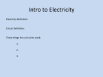 Electricity Notebook