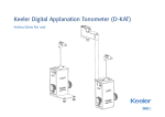 Keeler Digital Applanation Tonometer (D-KAT)