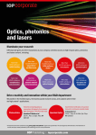 Optics, photonics and lasers