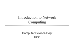 Introduction to Network Computing - Computer Science