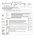Observation Survey Summary Sheet