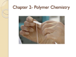 Chapter 2 polymers
