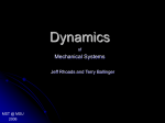 Dynamics - MSU Engineering