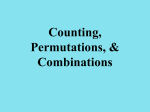 A_Counting, Perm, Combinations