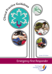 C linical Practice Guidelines Emergency First Responder