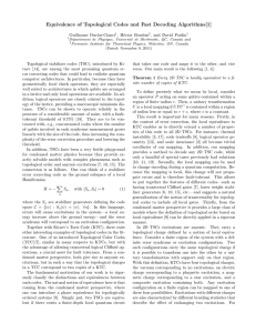 Equivalence of Topological Codes and Fast Decoding