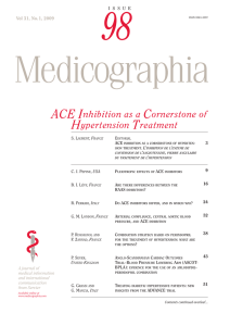 ACE Inhibition as a Cornerstone of Hypertension Treatment