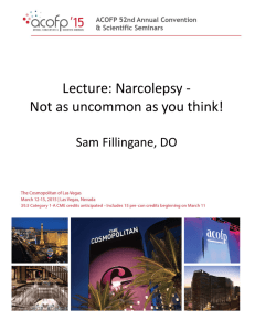 Narcolepsy More common than you think!