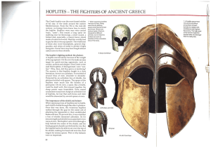 hoplites - the fighters of ancient greece