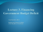 Lecture 1.Principles of Public Debt