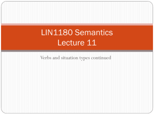 LIN1180 Semantics Lecture 11