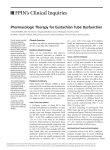 Pharmacologic Therapy for Eustachian Tube Dysfunction