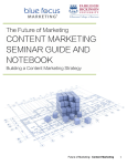 CONTENT MARKETING SEMINAR GUIDE AND NOTEBOOK