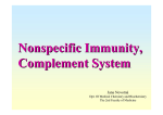 Nonspecific Immunity, Complement System