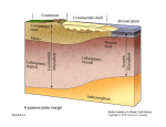 A passive plate margin