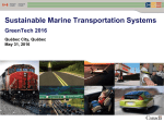 Sustainable Marine Transportation Systems