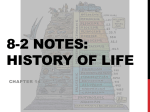 History of Life: Origins of Life