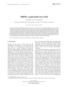 DRF90: a polarizable force field
