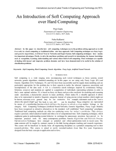 An Introduction of Soft Computing Approach over Hard Computing