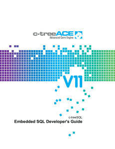Embedded SQL Developer`s Guide