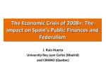 The Economic Crisis of 2008+: The impact on Spain`s