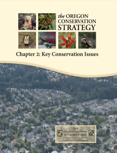 Key Conservation Issues - Oregon Conservation Strategy