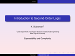 Introduction to Second-Order Logic