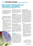 Interactive Properties of Tizanidine (Zanaflex)