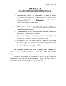 A Short Note on Inflation, Unemployment and Philips Curve